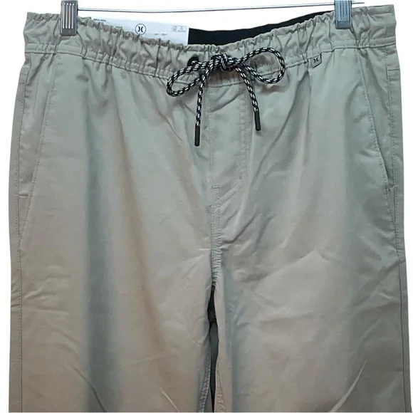 Hurley Men’s Pacer Stretch Twill Jogger Pants Light Grey Size Small NWT - Picture 4 of 16
